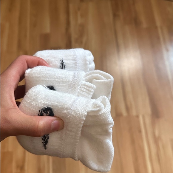 3 - White Nike Midcalf socks - Picture 4 of 4